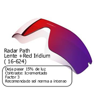 Oakley Radar Path Positive Red Iridium (16-624)